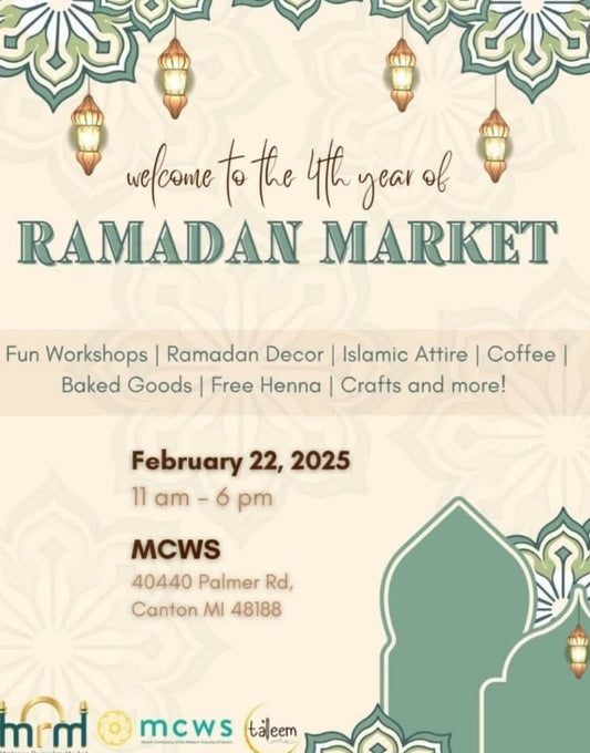 Michigan Ramadan Market 2025 - An Nisaa