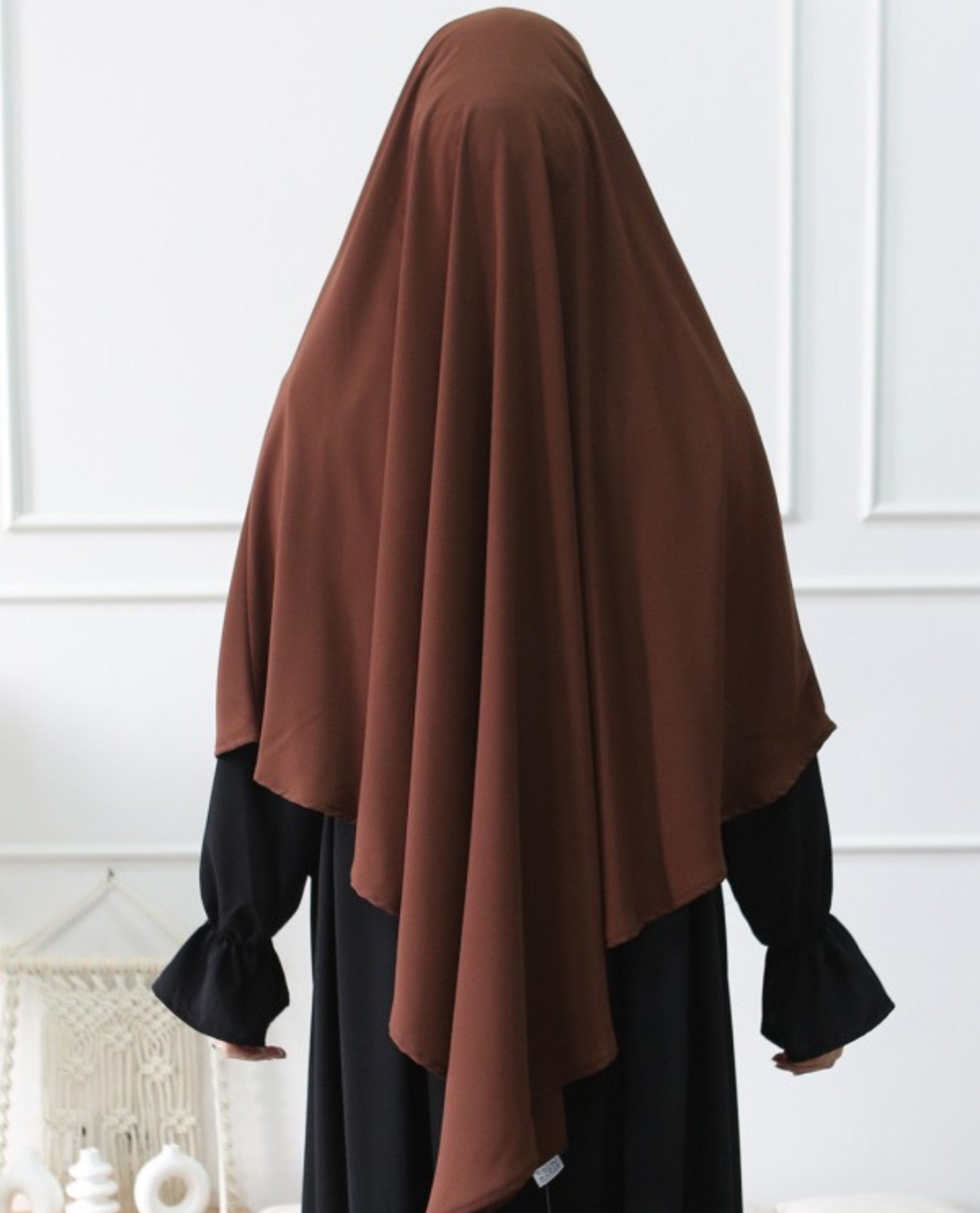 Medina Silk Khimar Chocolate - An Nisaa