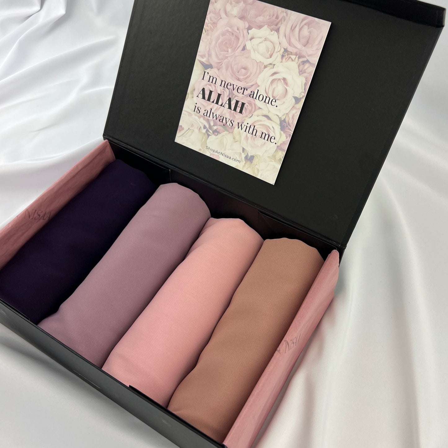 Premium Medina Silk Hijab Blush Powder - An Nisaa