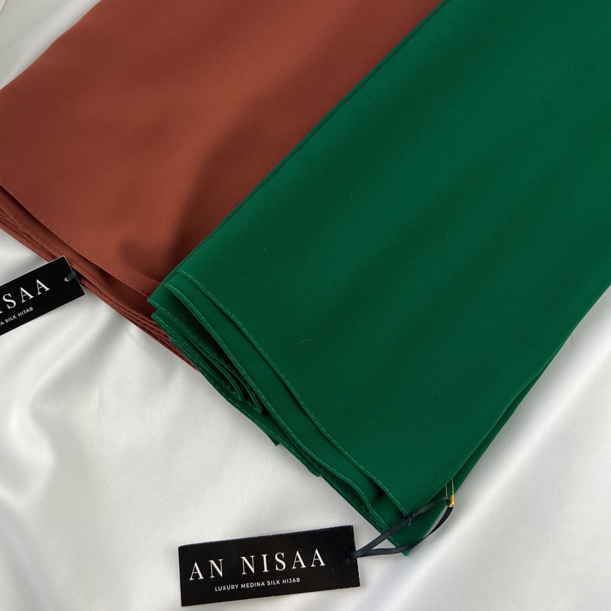 Premium Medina Silk Hijab Carmine - An Nisaa