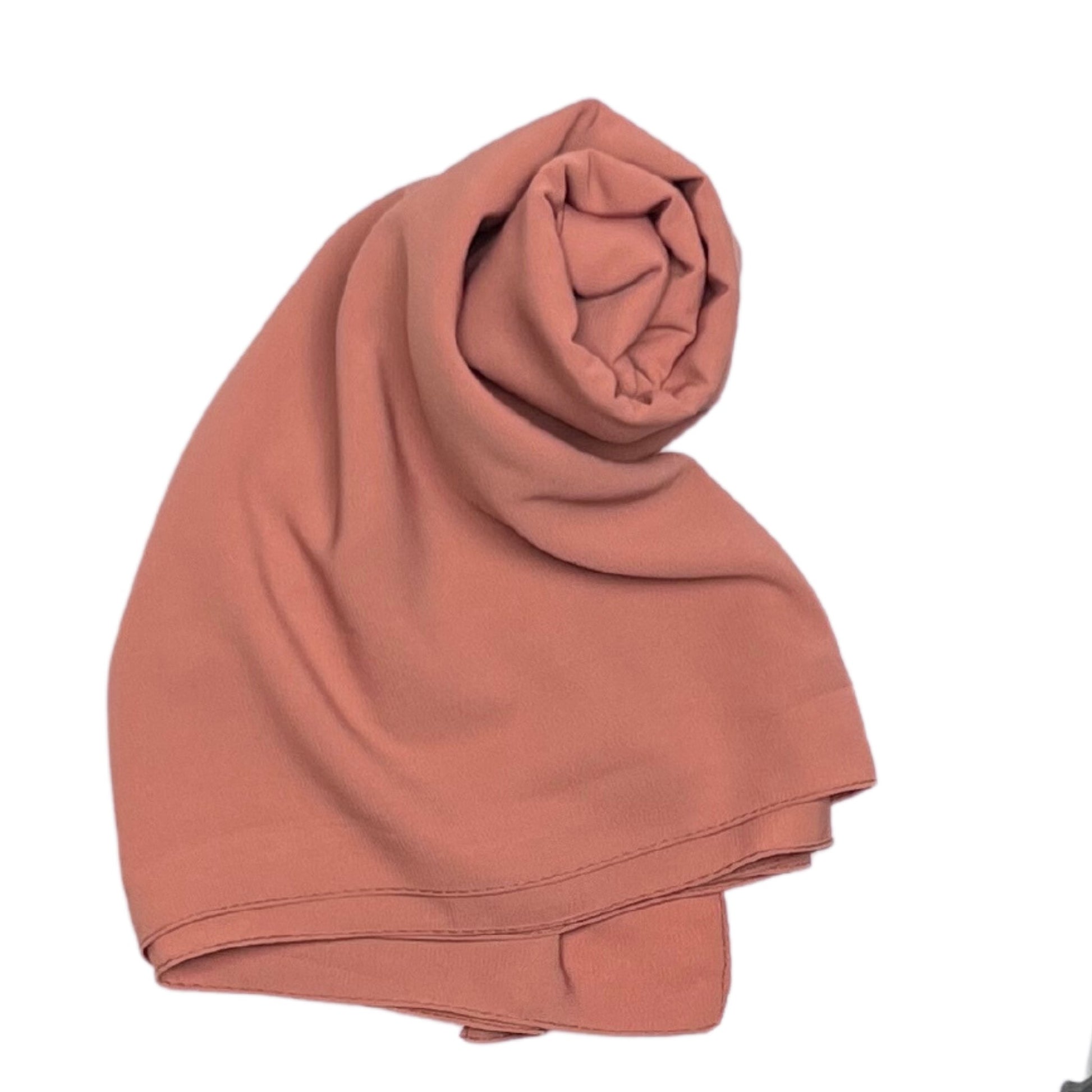 Premium Medina Silk Hijab Rose Taupe - An Nisaa