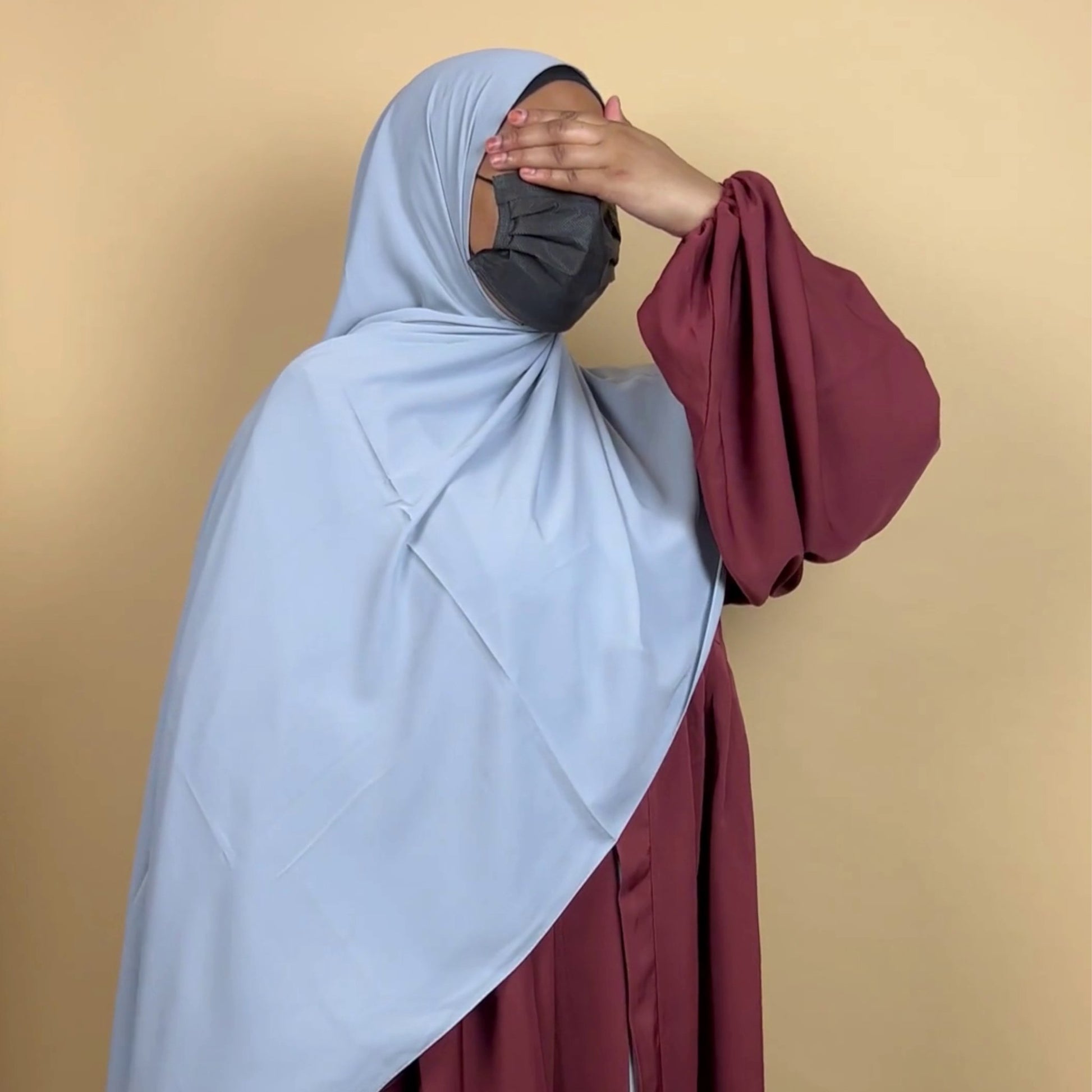 Premium Medina Silk Hijab Sterling - An Nisaa
